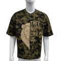 LVO WAR READY – NO WARNINGS Tactical Short - Sleeve Camo Tee - LIB Vibes Only LLC.