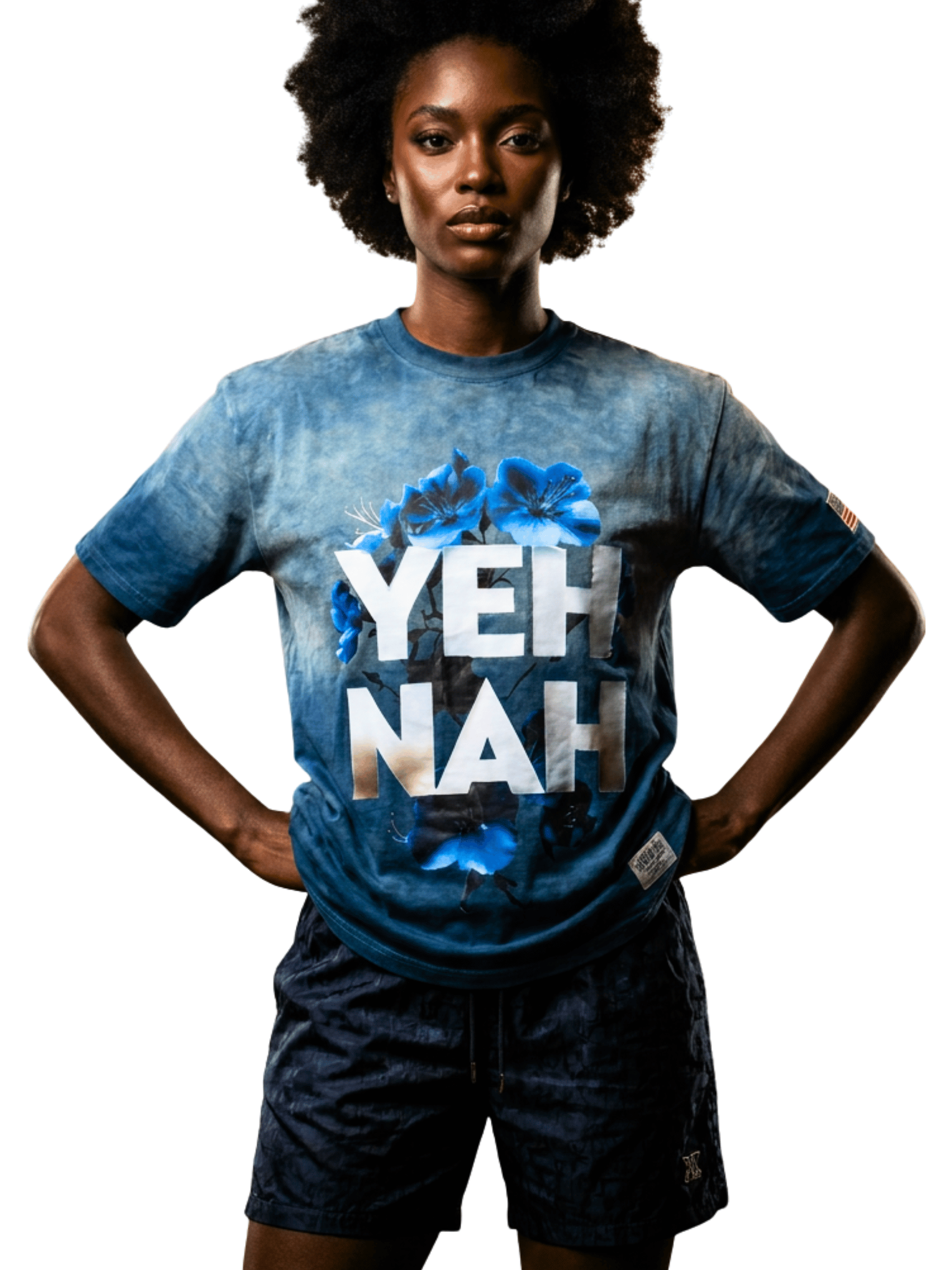 LVO Unisex Yeh Nah Tee — Floral Fade Edition - LIB Vibes Only LLC.
