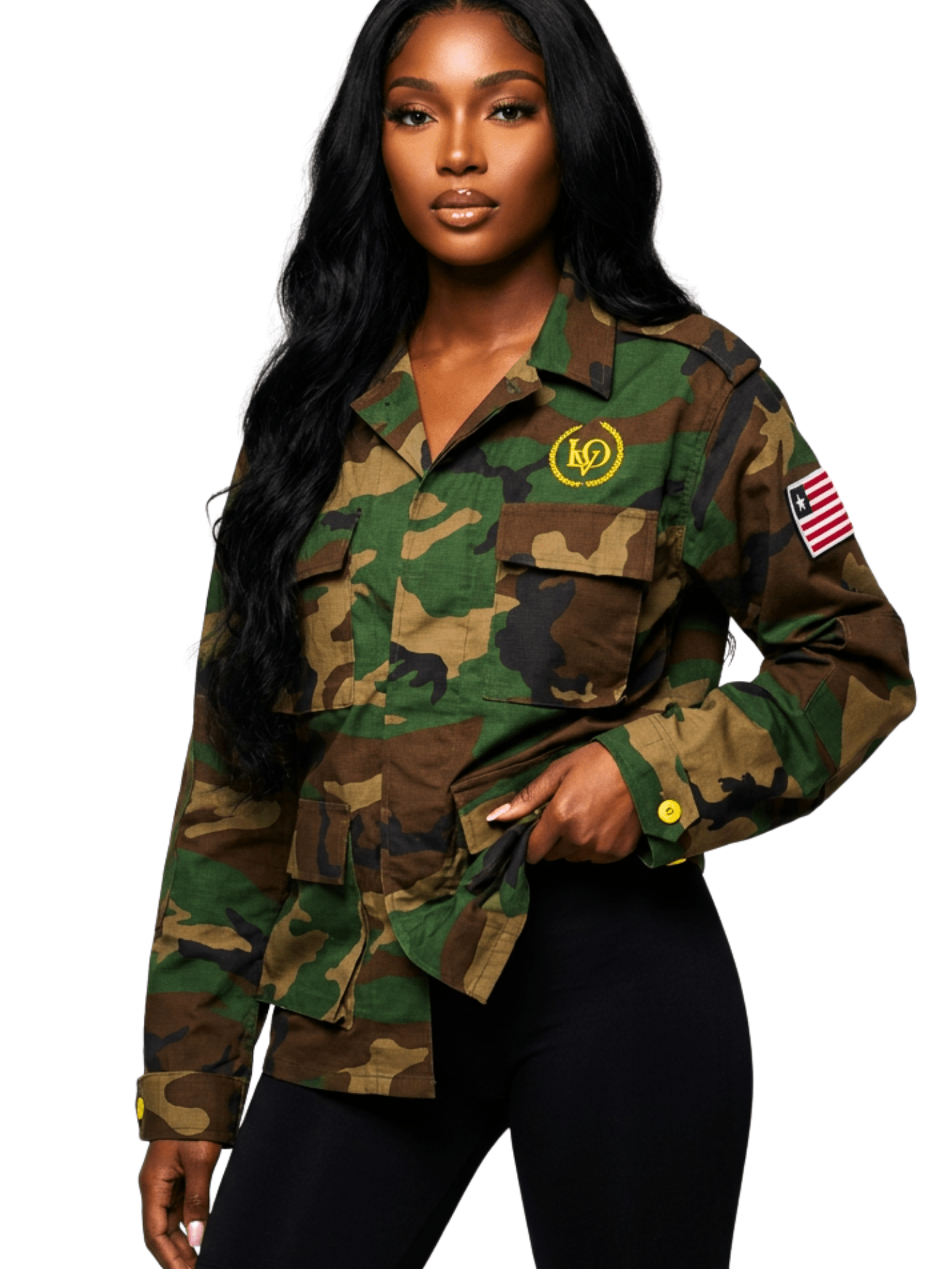 LVO Unisex WAR READY – NO WARNINGS Tactical Camo Field Jacket - LIB Vibes Only LLC.