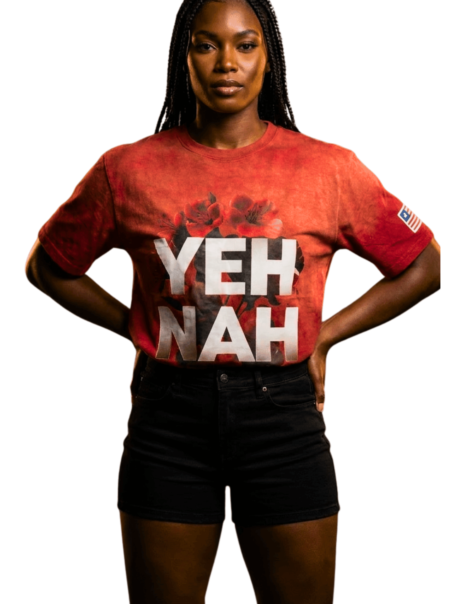 LVO Unisex Yeh Nah Tee — Floral Fade Edition - LIB Vibes Only LLC.