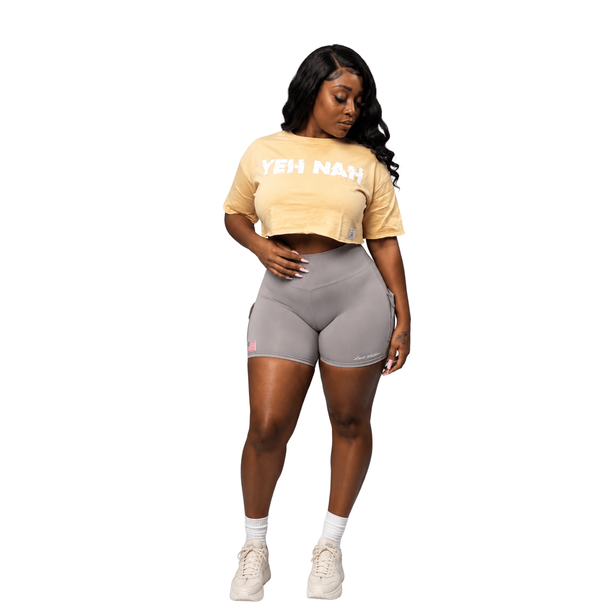 LVO YEH NAH Cropped Tee - LIB Vibes Only LLC.