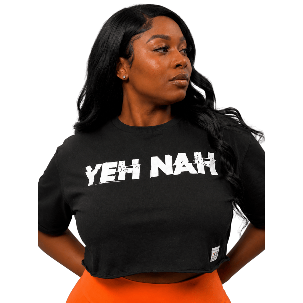 LVO YEH NAH Cropped Tee - LIB Vibes Only LLC.