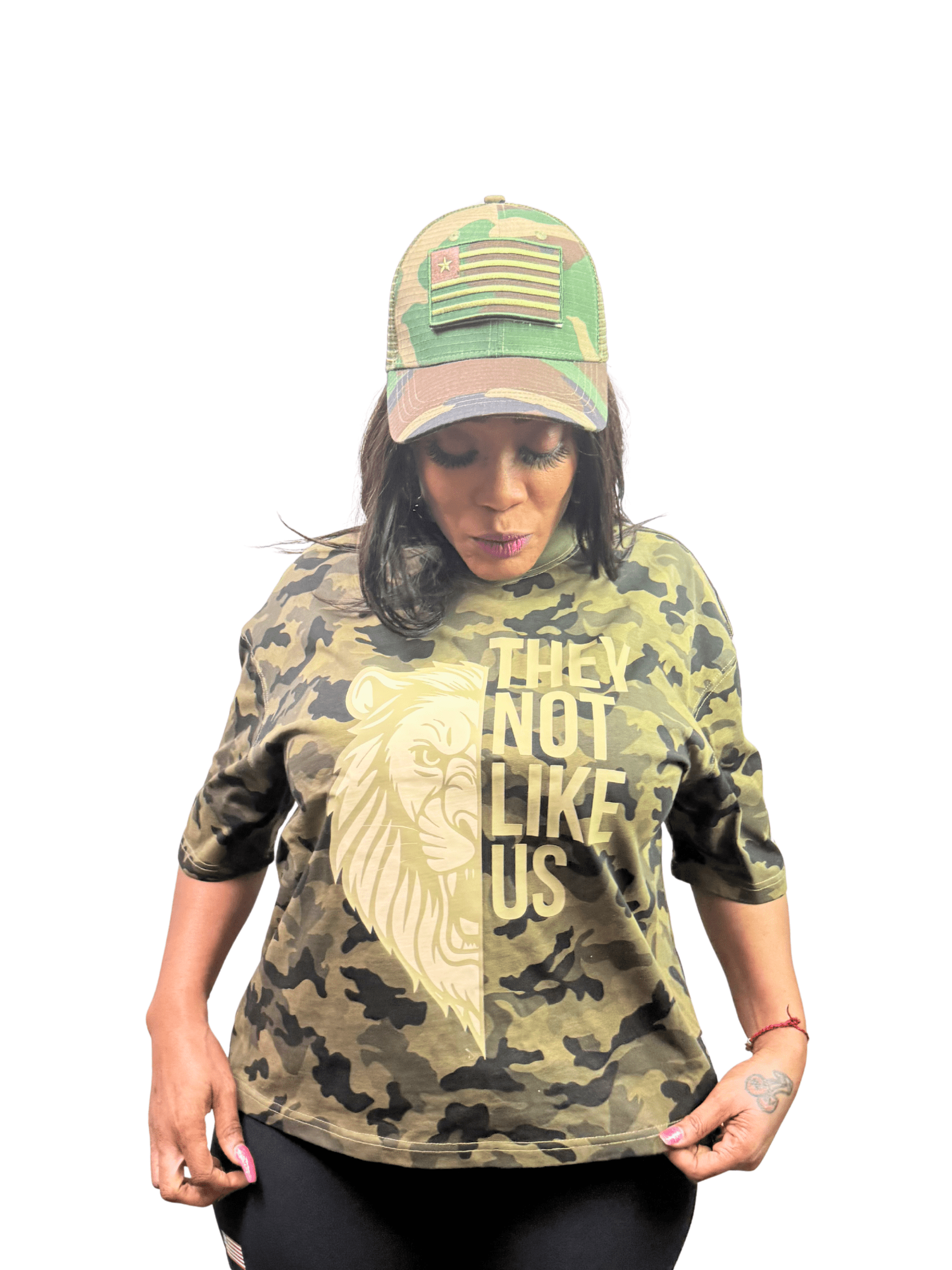 LVO WAR READY – NO WARNINGS Tactical Short - Sleeve Camo Tee - LIB Vibes Only LLC.