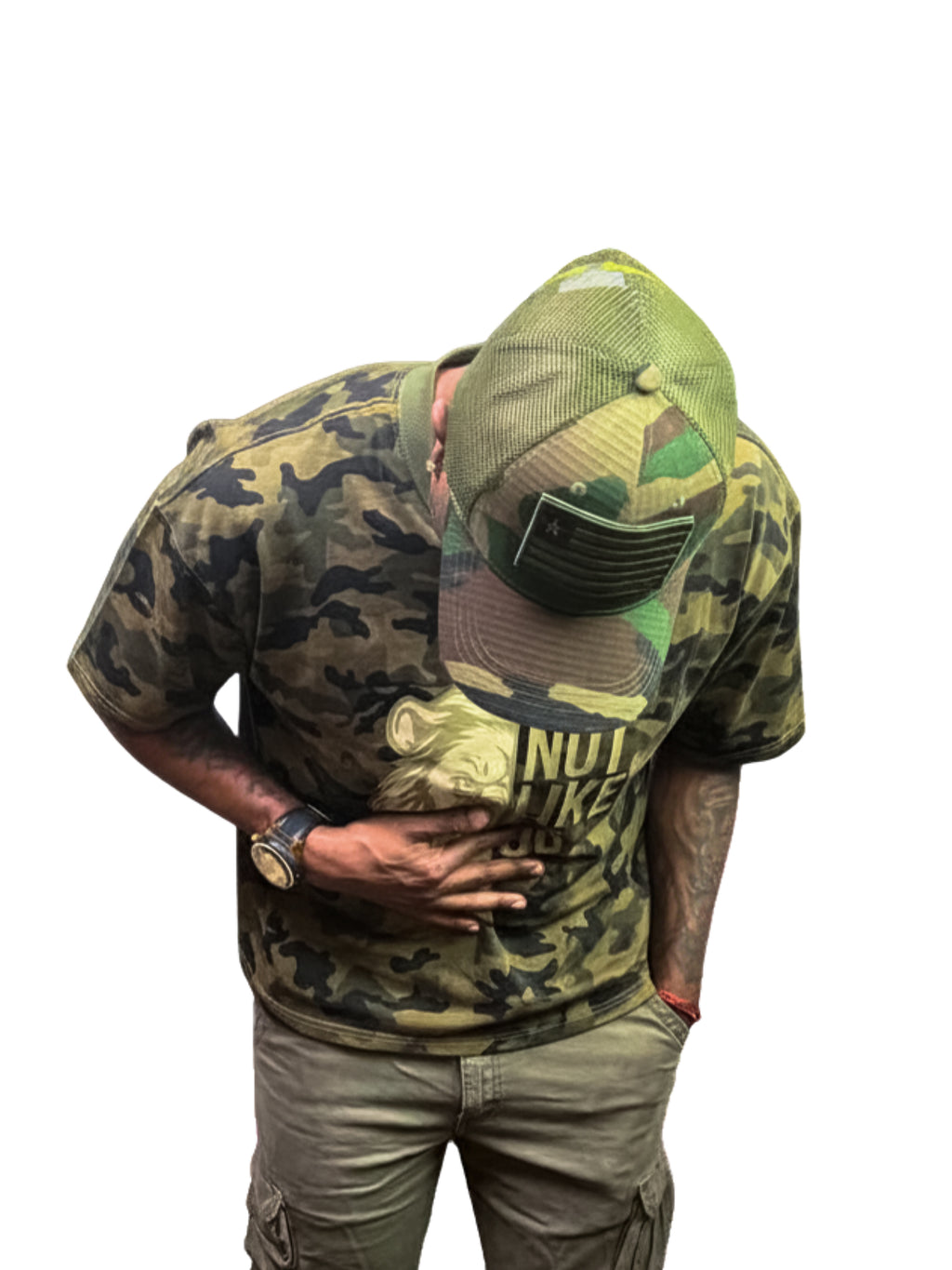 LVO WAR READY – NO WARNINGS Tactical Short - Sleeve Camo Tee - LIB Vibes Only LLC.
