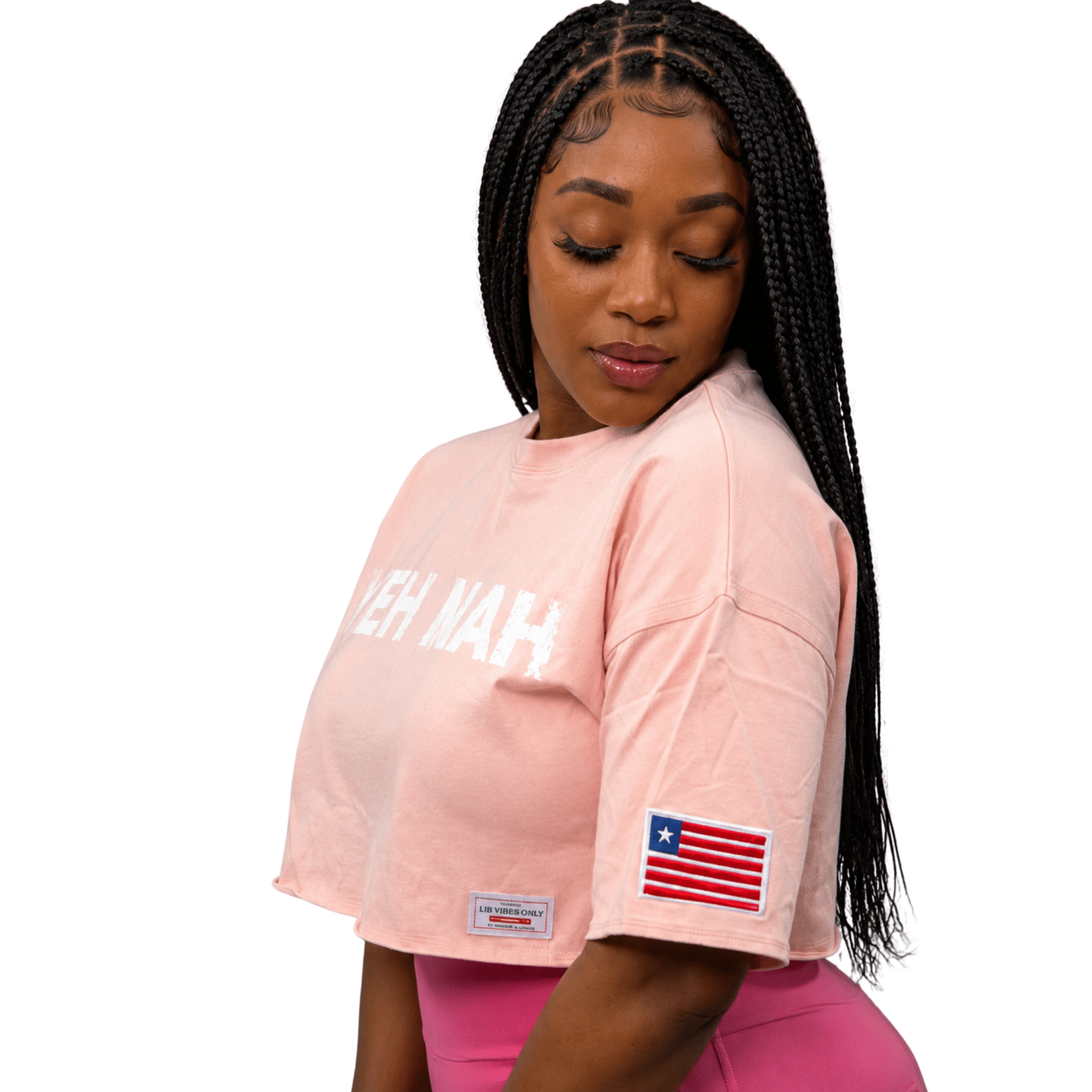 LVO YEH NAH Cropped Tee - LIB Vibes Only LLC.