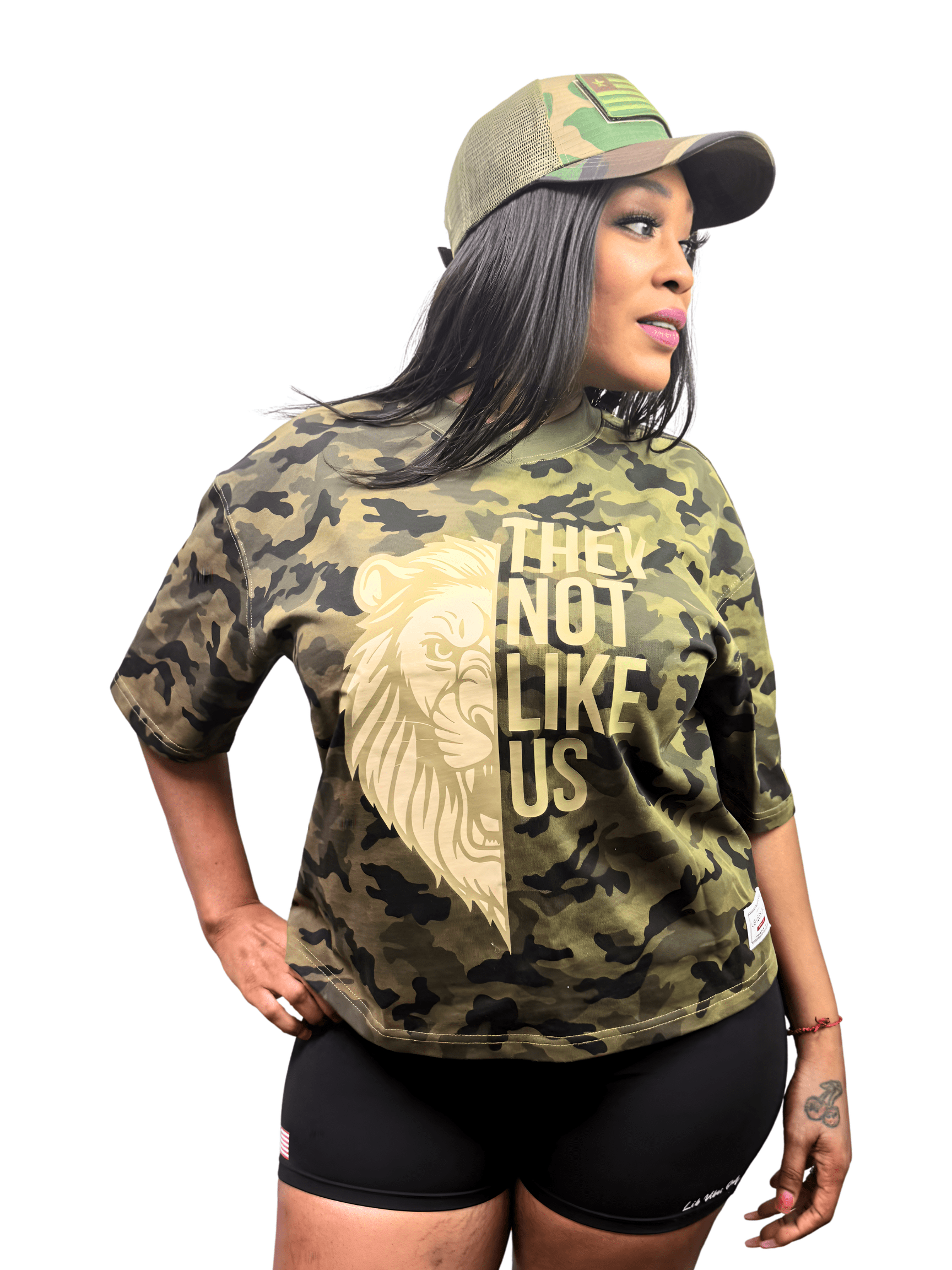 LVO WAR READY – NO WARNINGS Tactical Short - Sleeve Camo Tee - LIB Vibes Only LLC.