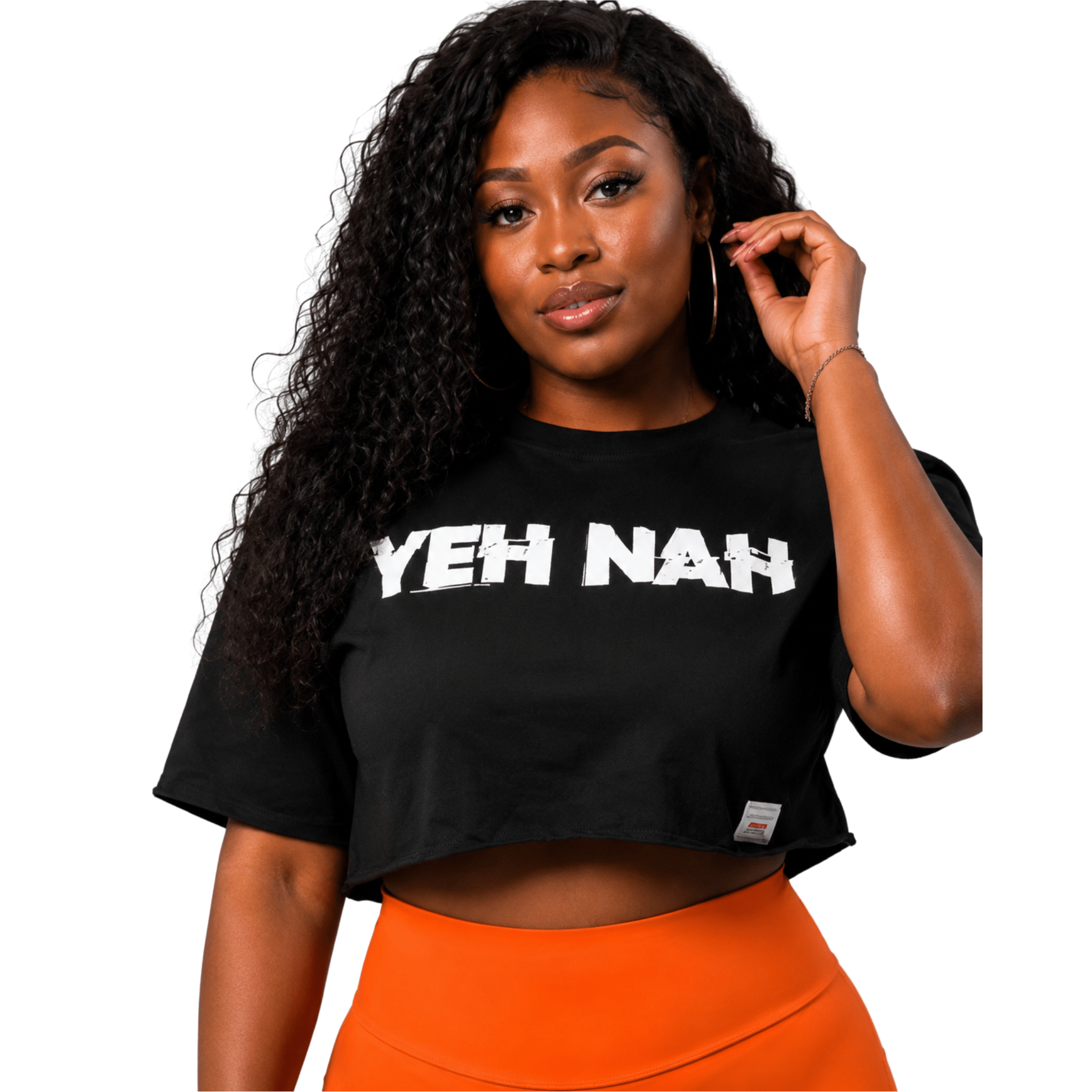 LVO YEH NAH Cropped Tee - LIB Vibes Only LLC.