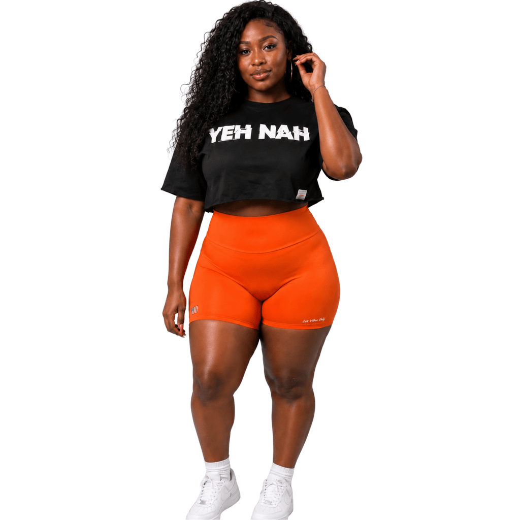 LVO YEH NAH Cropped Tee - LIB Vibes Only LLC.