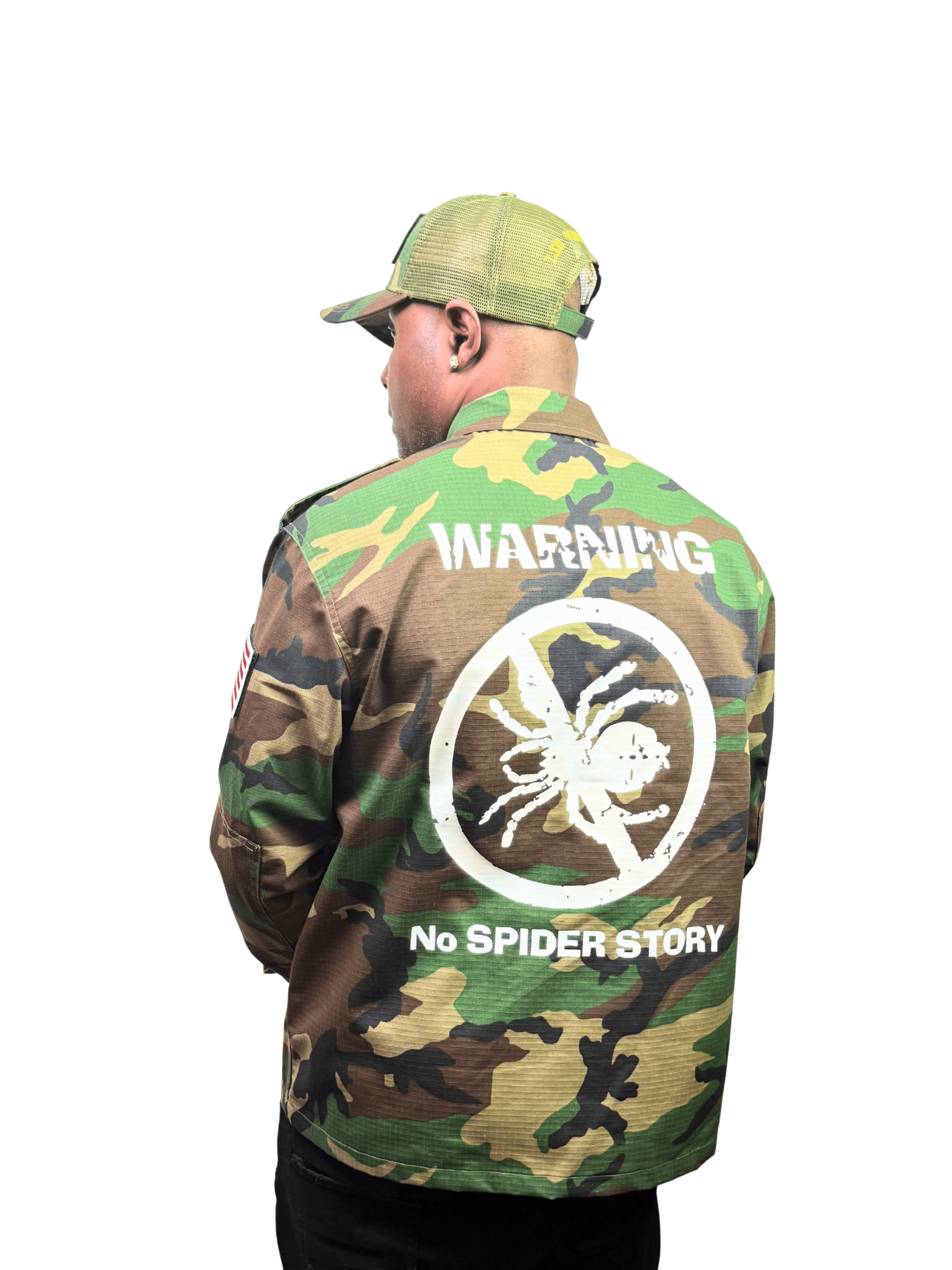 LVO WAR READY – NO WARNINGS Tactical Camo Field Jacket - LIB Vibes Only LLC.