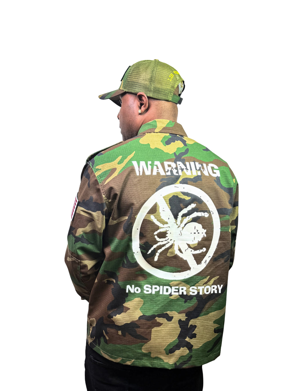 LVO WAR READY – NO WARNINGS Tactical Camo Field Jacket - LIB Vibes Only LLC.