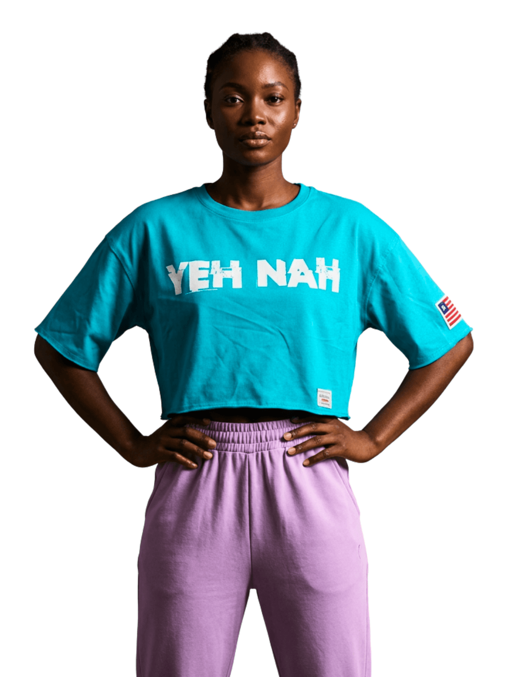 LVO YEH NAH Cropped Tee - LIB Vibes Only LLC.
