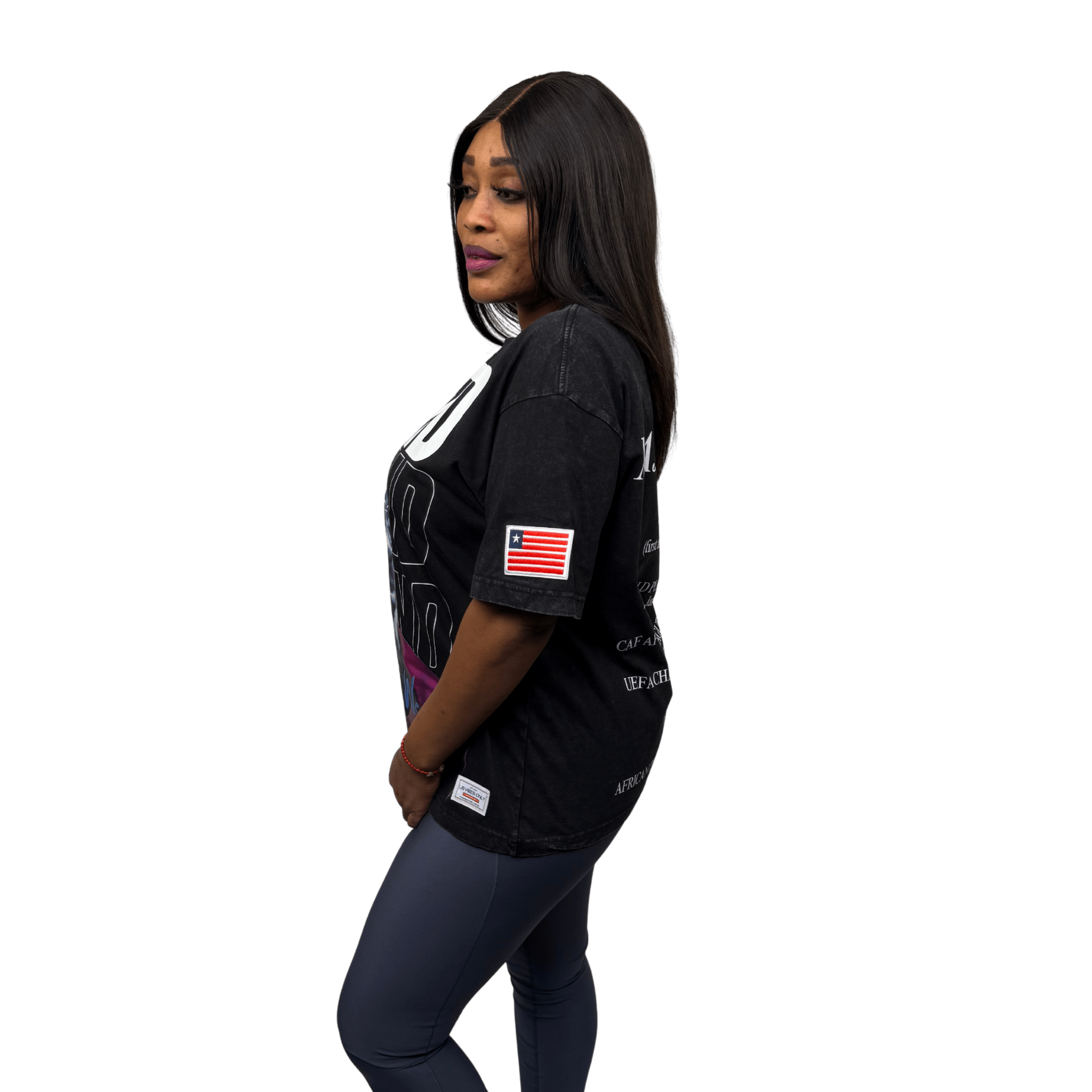 LVO – George Weah “LEGEND” Tee (Icons Collection – Limited Edition) - LIB Vibes Only LLC.