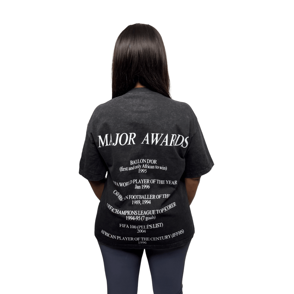 LVO – George Weah “LEGEND” Tee (Icons Collection – Limited Edition) - LIB Vibes Only LLC.