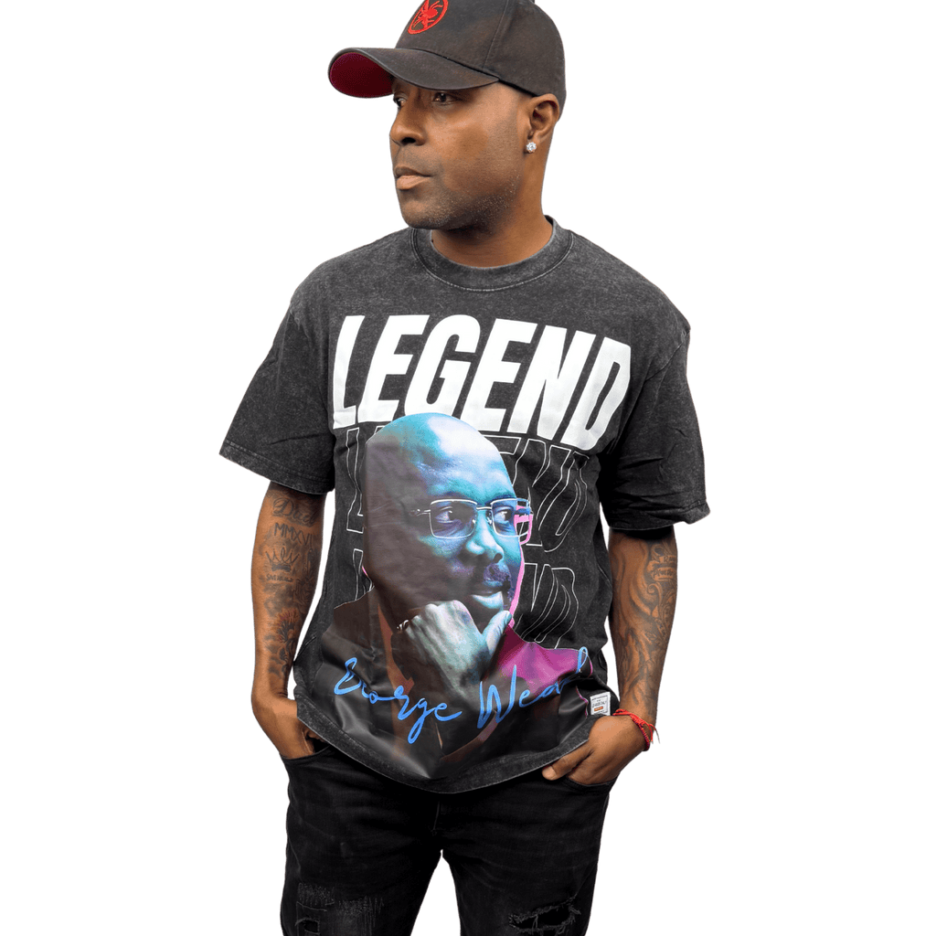 LVO – George Weah “LEGEND” Tee (Icons Collection – Limited Edition) - LIB Vibes Only LLC.