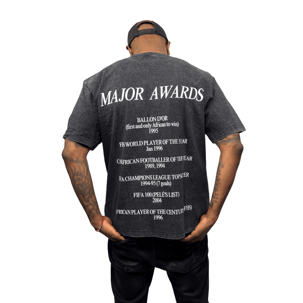 LVO – George Weah “LEGEND” Tee (Icons Collection – Limited Edition) - LIB Vibes Only LLC.