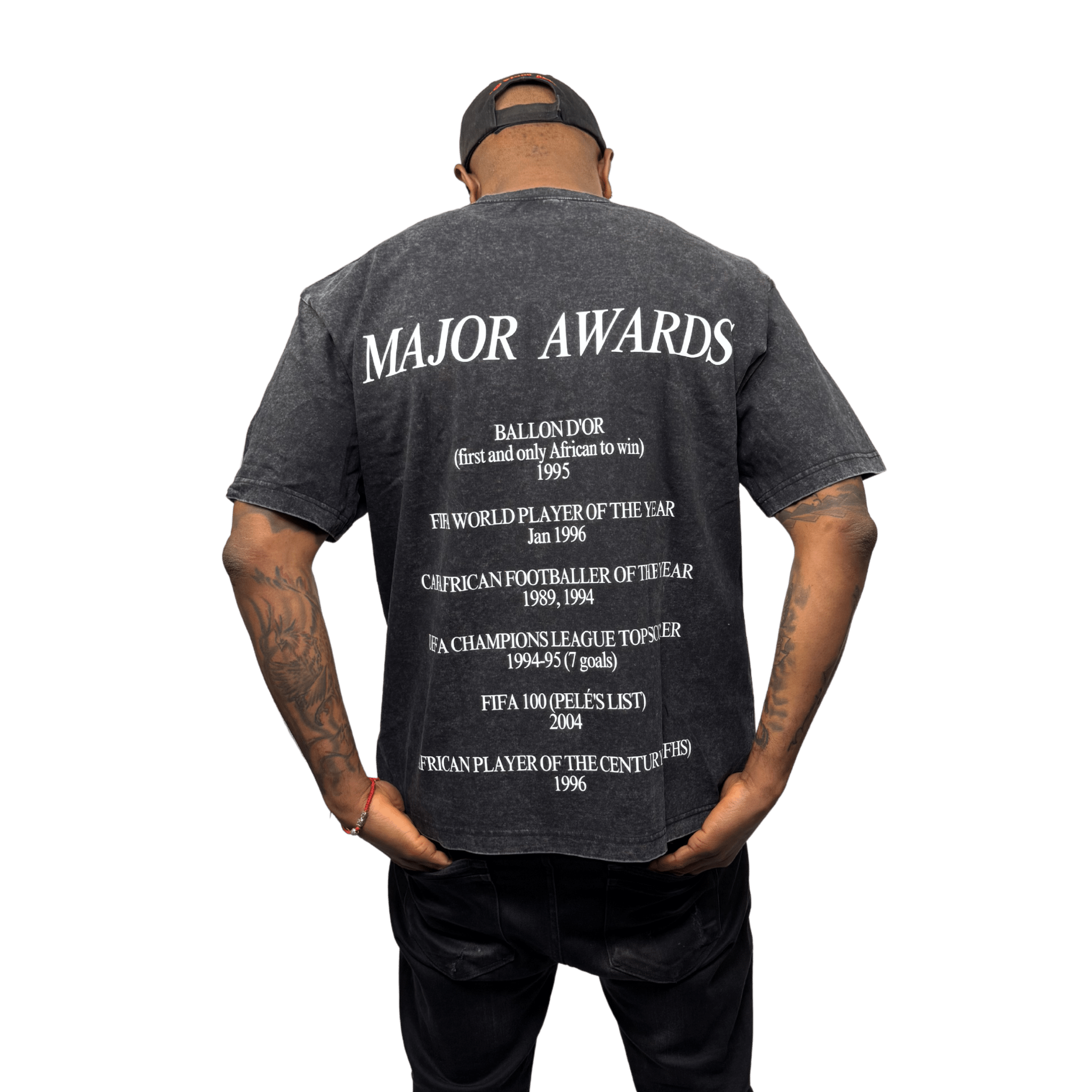 LVO – George Weah “LEGEND” Tee (Icons Collection – Limited Edition) - LIB Vibes Only LLC.