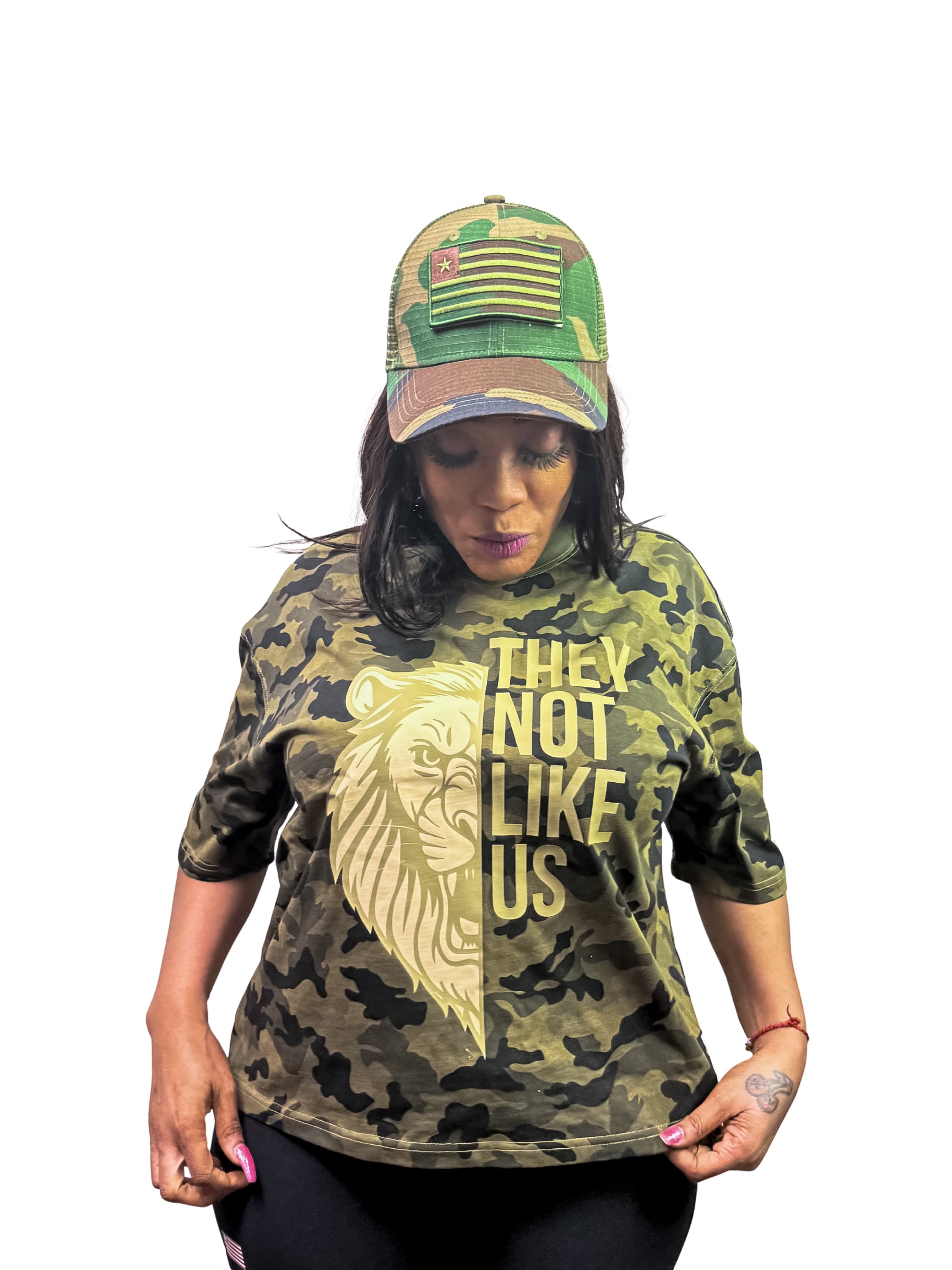 LVO WAR READY – NO WARNINGS Tactical Short - Sleeve Camo Tee - LIB Vibes Only LLC.