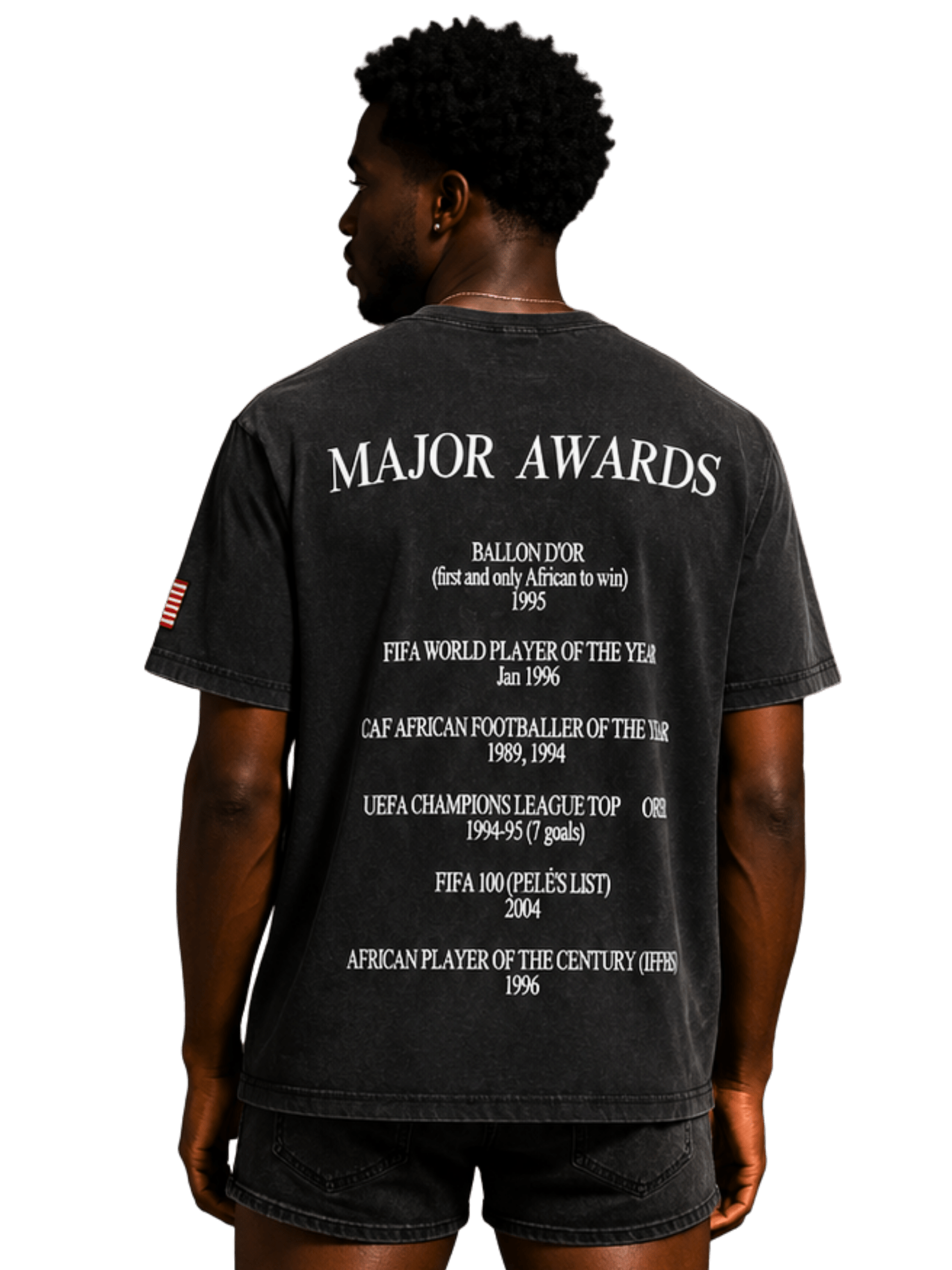 LVO Unisex George Weah "LEGEND" Tee (Icons Collection – Limited Edition) - LIB Vibes Only LLC.