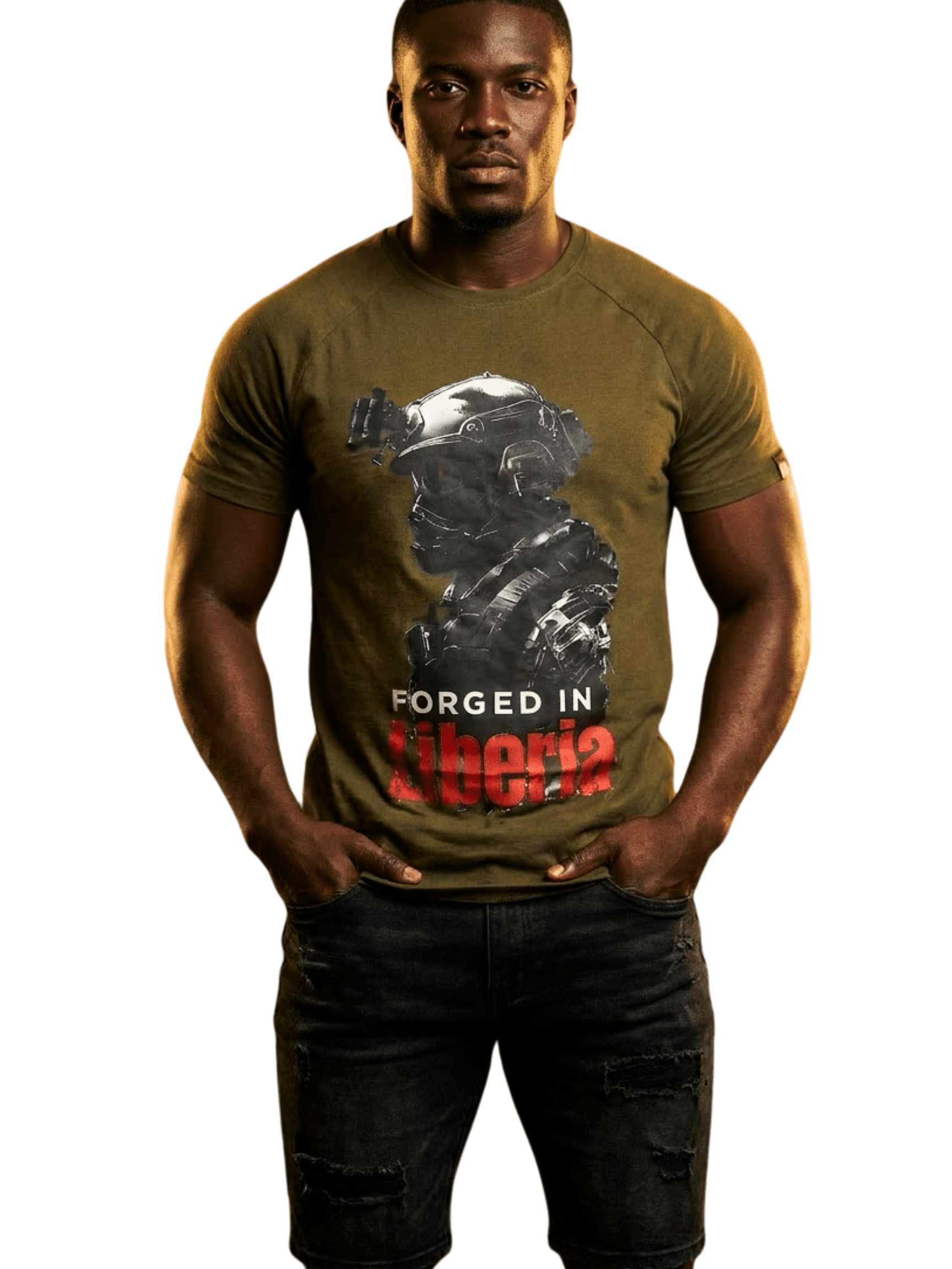 LVO Unisex Forged in Liberia Military Edition - LIB Vibes Only LLC.