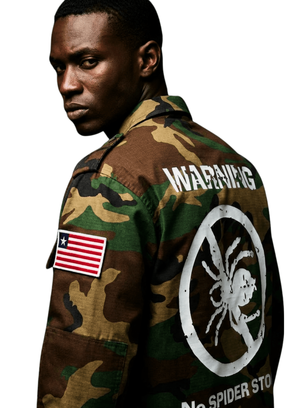 LVO Unisex WAR READY – NO WARNINGS Tactical Camo Field Jacket - LIB Vibes Only LLC.