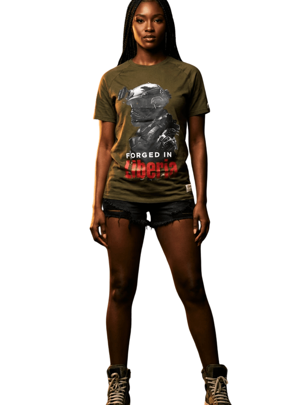 LVO Unisex Forged in Liberia Military Edition - LIB Vibes Only LLC.