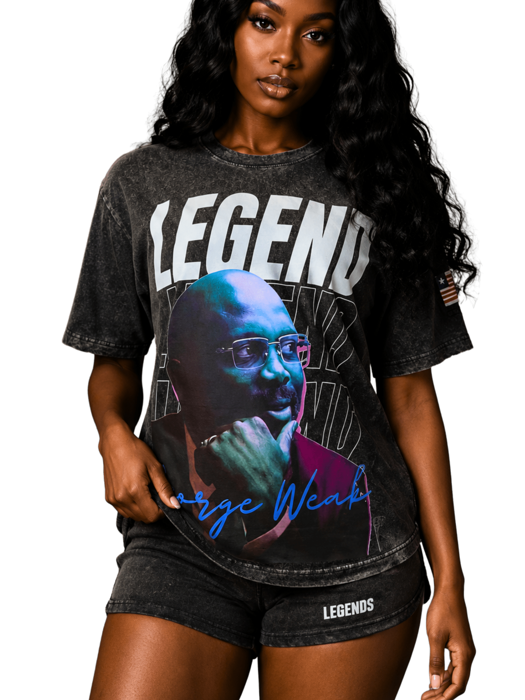 LVO Unisex George Weah "LEGEND" Tee (Icons Collection – Limited Edition) - LIB Vibes Only LLC.