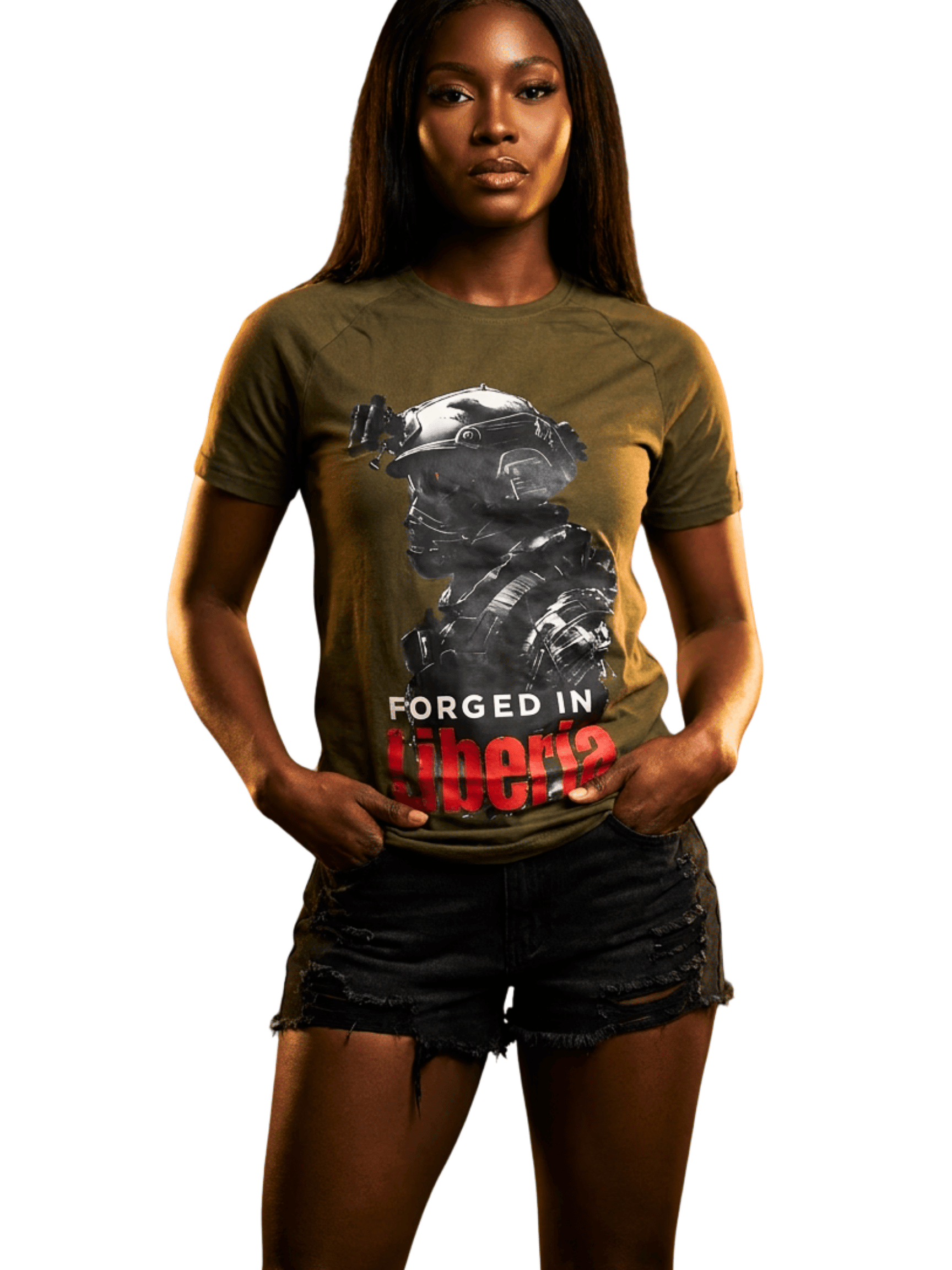 LVO Unisex Forged in Liberia Military Edition - LIB Vibes Only LLC.