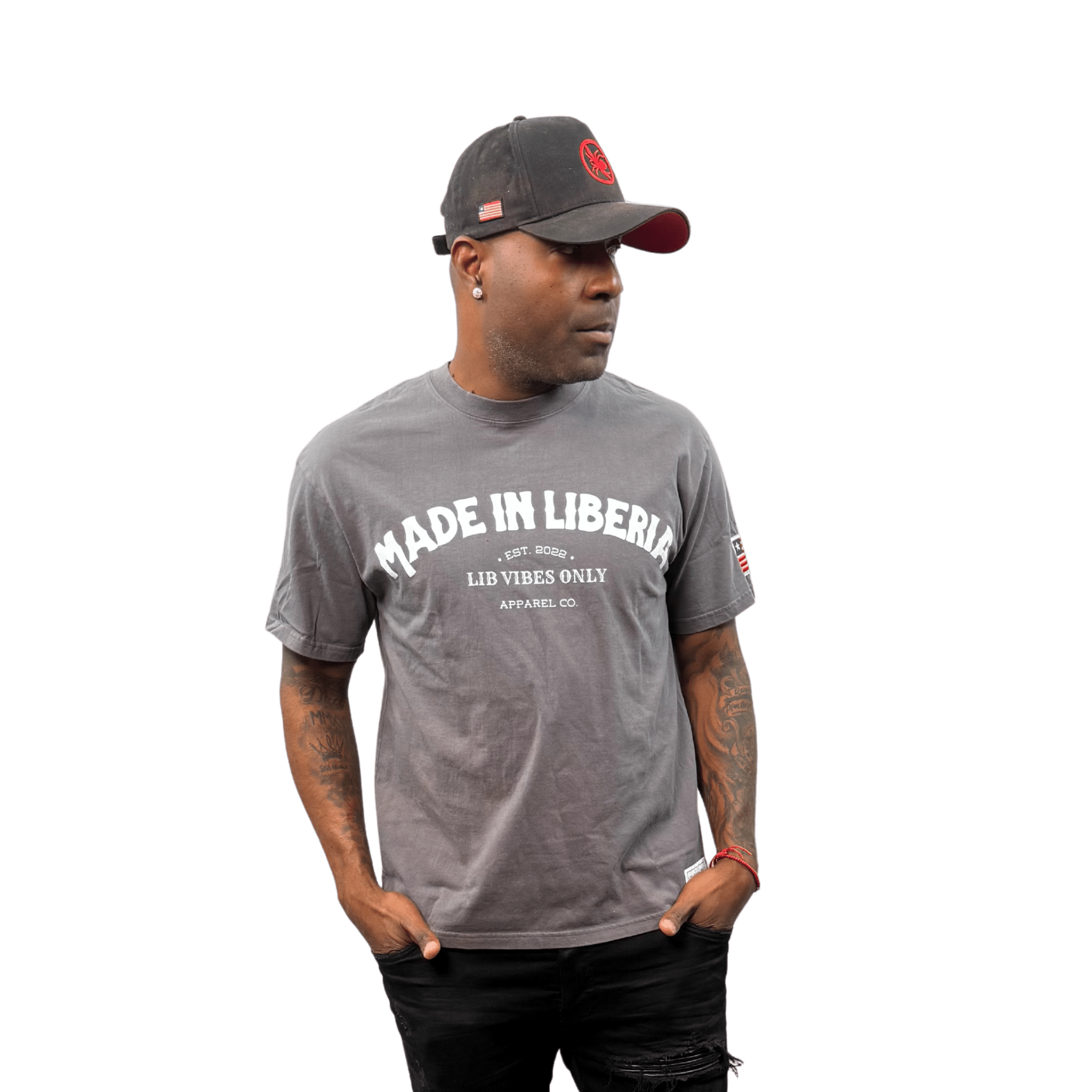 LVO MADE IN LIBERIA Heritage Tee - LIB Vibes Only LLC.
