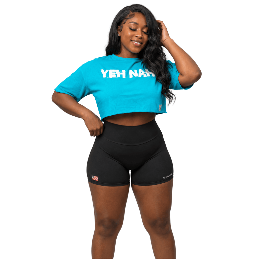 LVO YEH NAH Cropped Tee - LIB Vibes Only LLC.