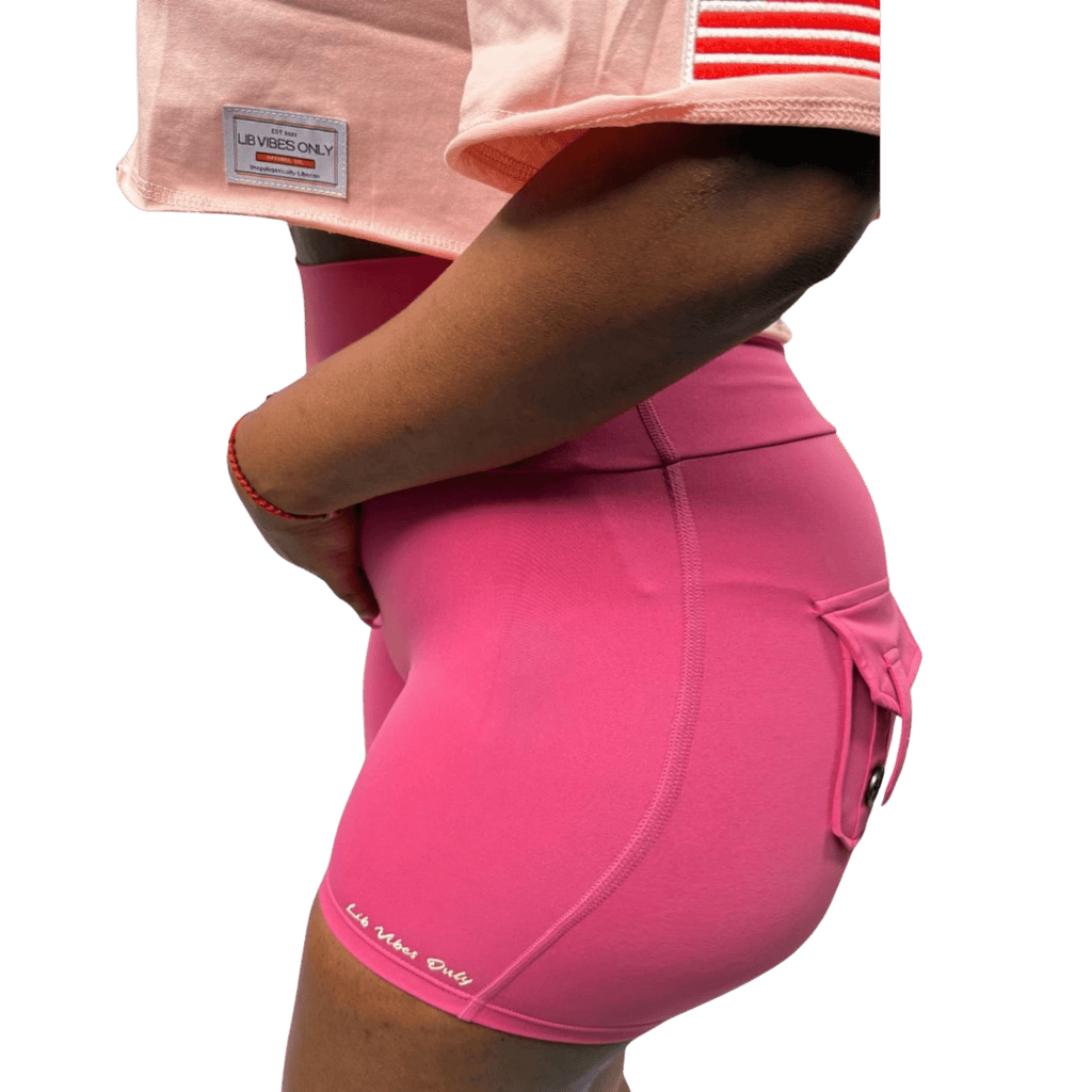 LVO VibeLift Sculpt Cargo Shorts - LIB Vibes Only LLC.
