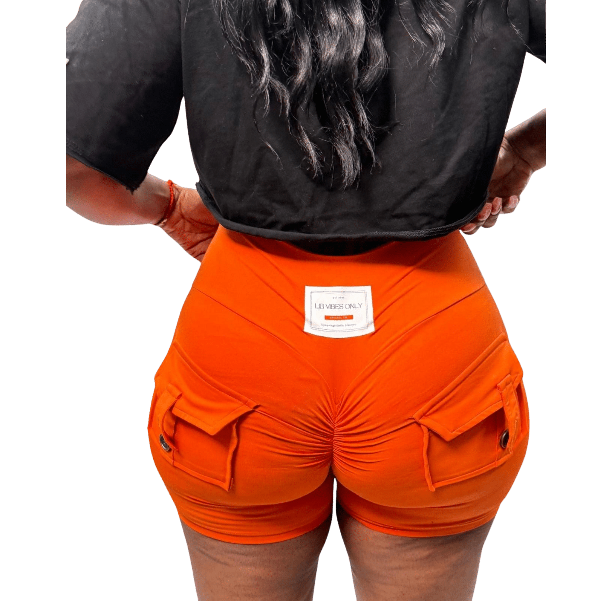 LVO VibeLift Sculpt Cargo Shorts - LIB Vibes Only LLC.