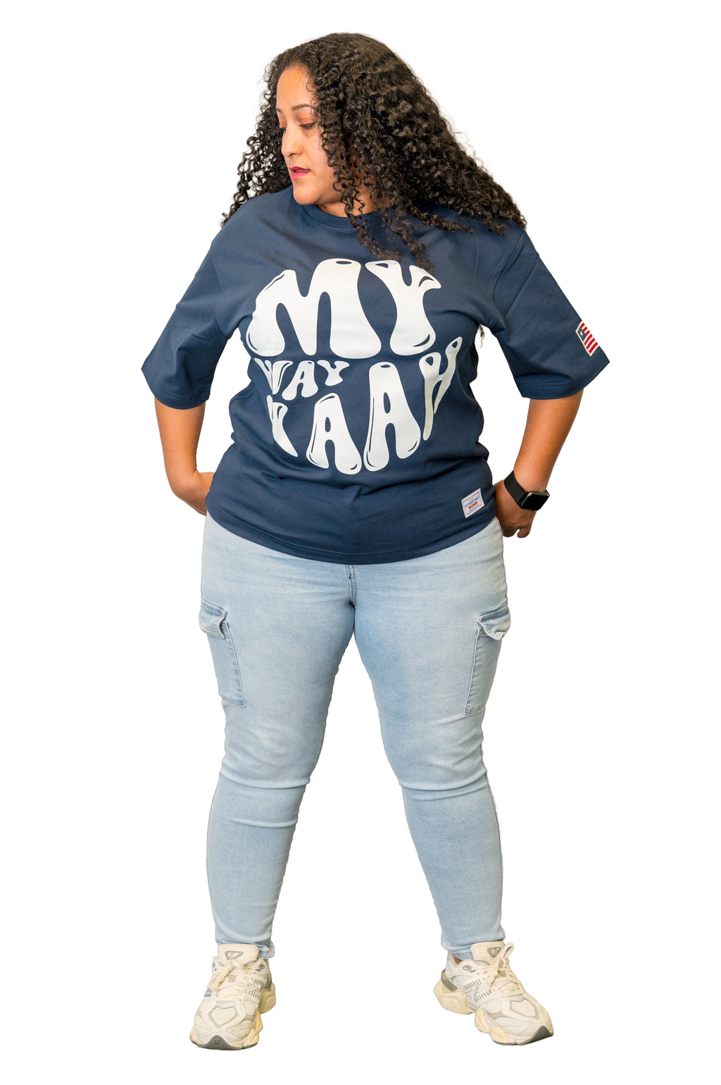 LVO My Way Yaah Oversized Tee - LIB Vibes Only LLC.