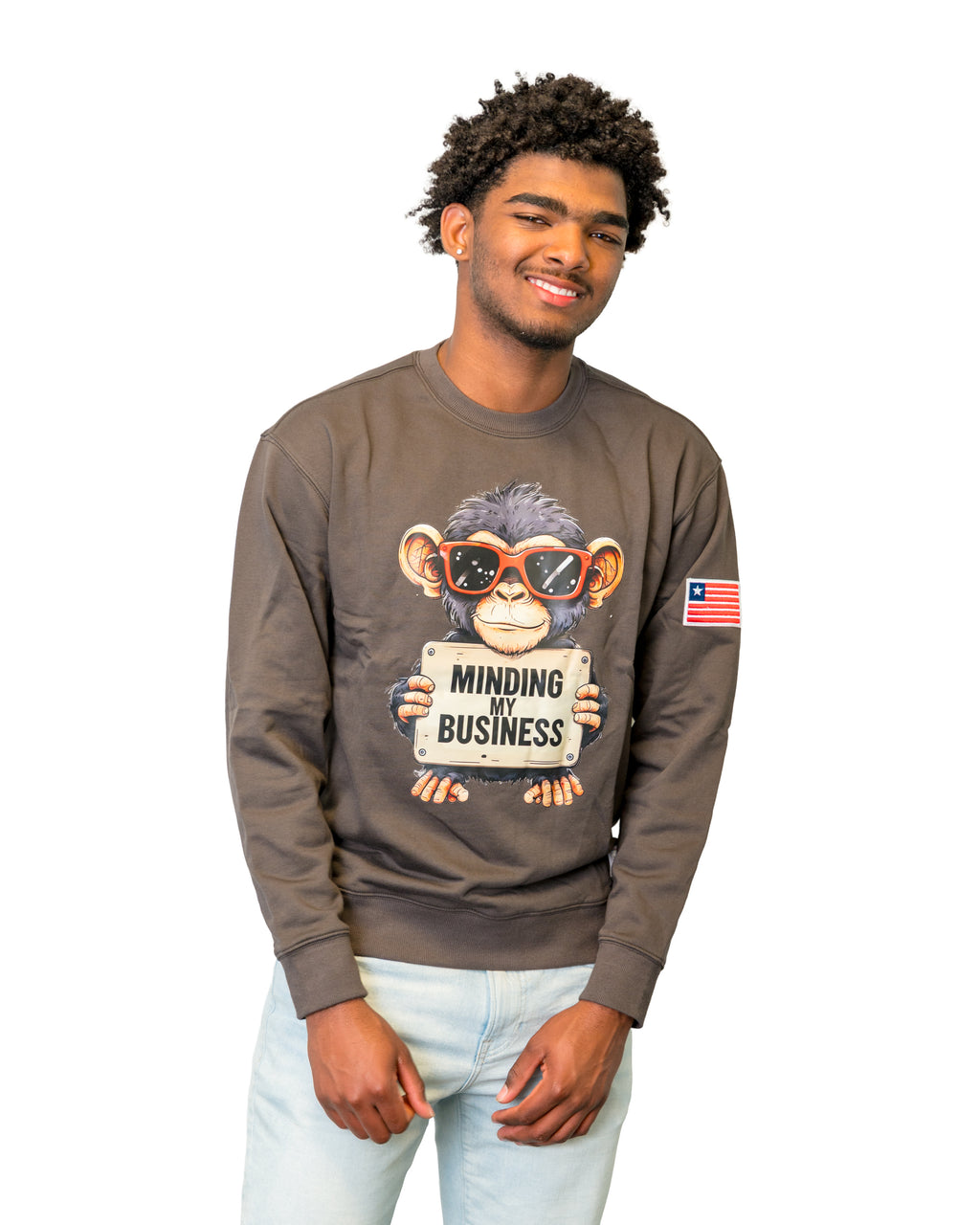 LVO Minding My Business Crewneck – New - LIB Vibes Only LLC.