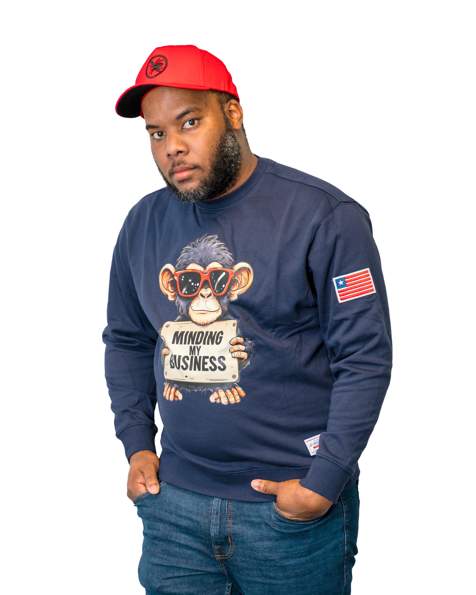 LVO Minding My Business Crewneck – New - LIB Vibes Only LLC.