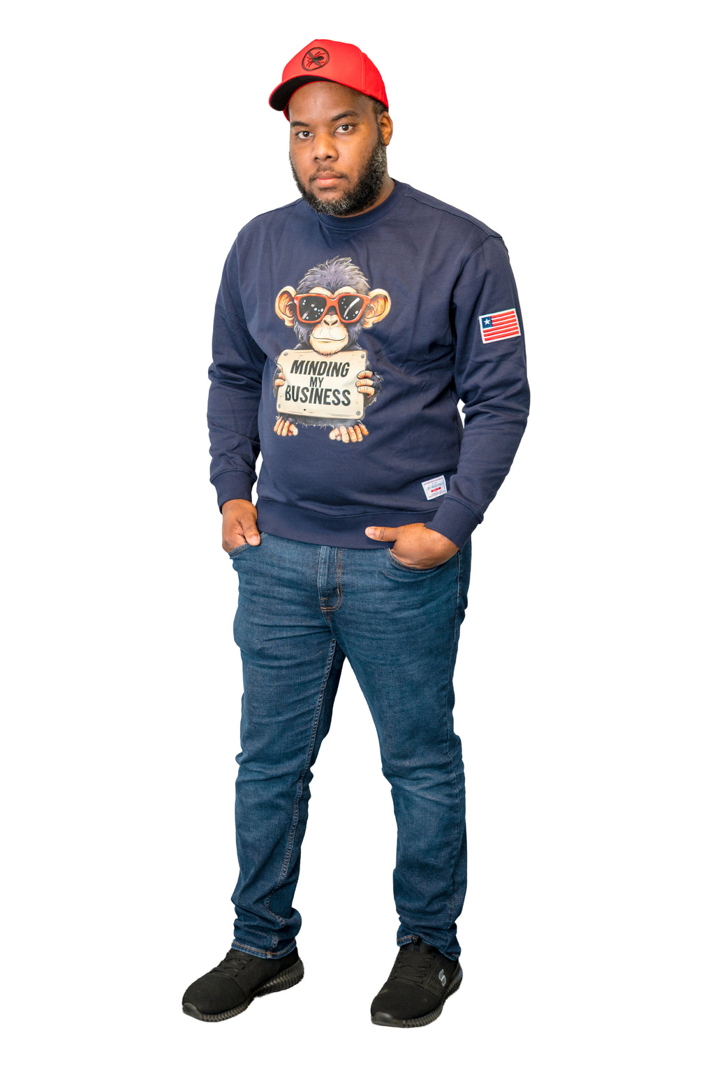 LVO Minding My Business Crewneck – New - LIB Vibes Only LLC.