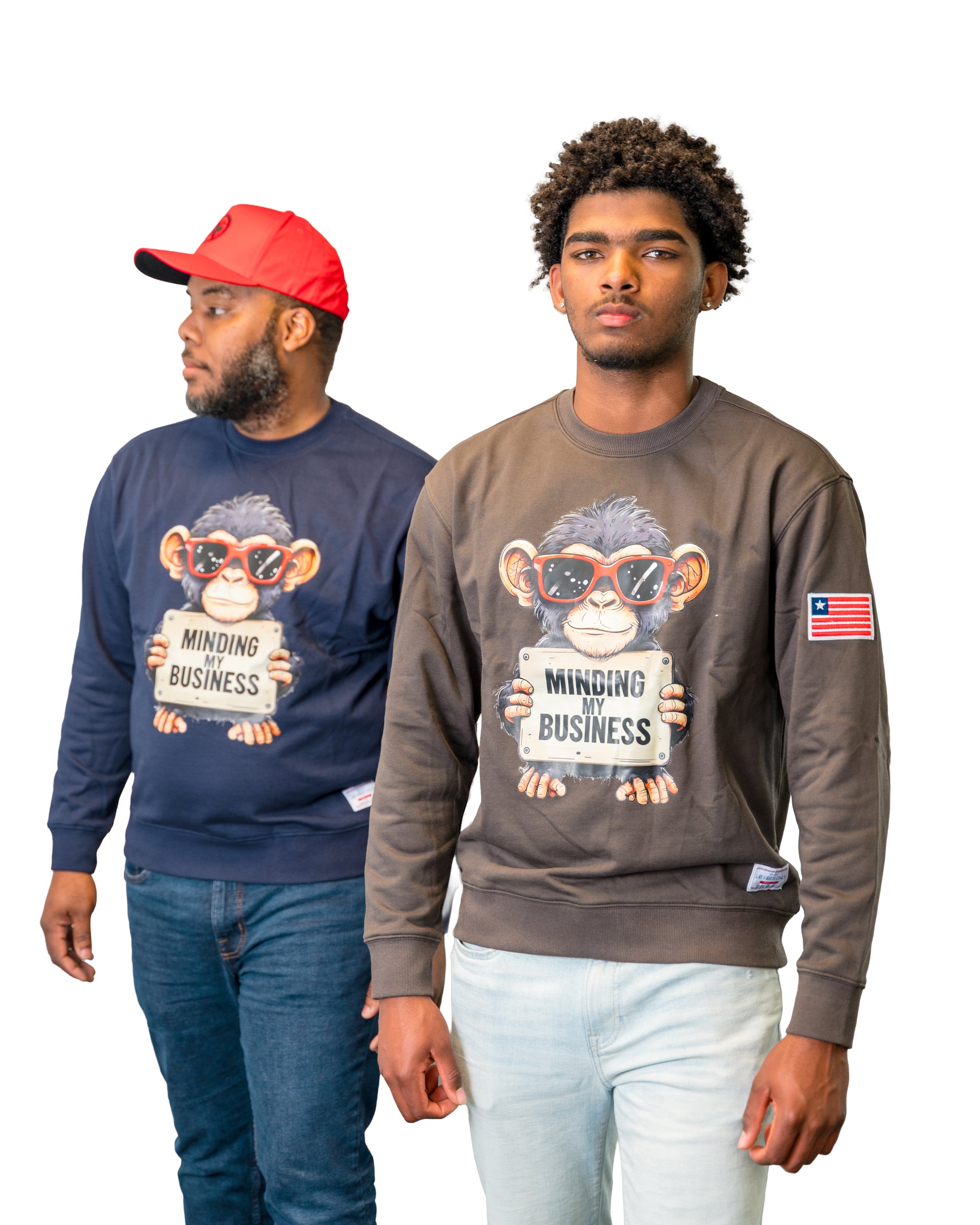 LVO Minding My Business Crewneck – New - LIB Vibes Only LLC.