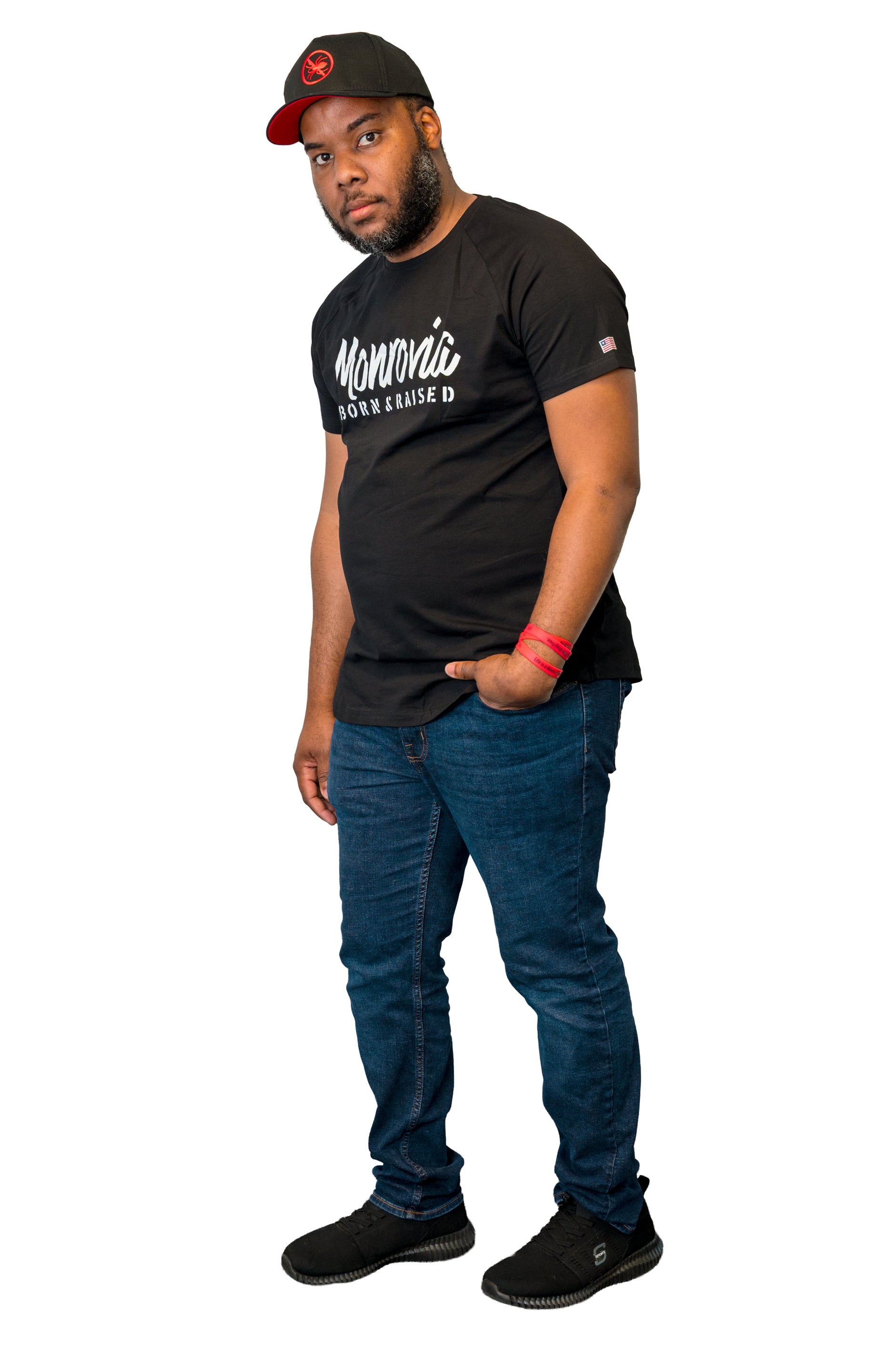 LVO Monrovia Born and Raised Tee - LIB Vibes Only LLC.