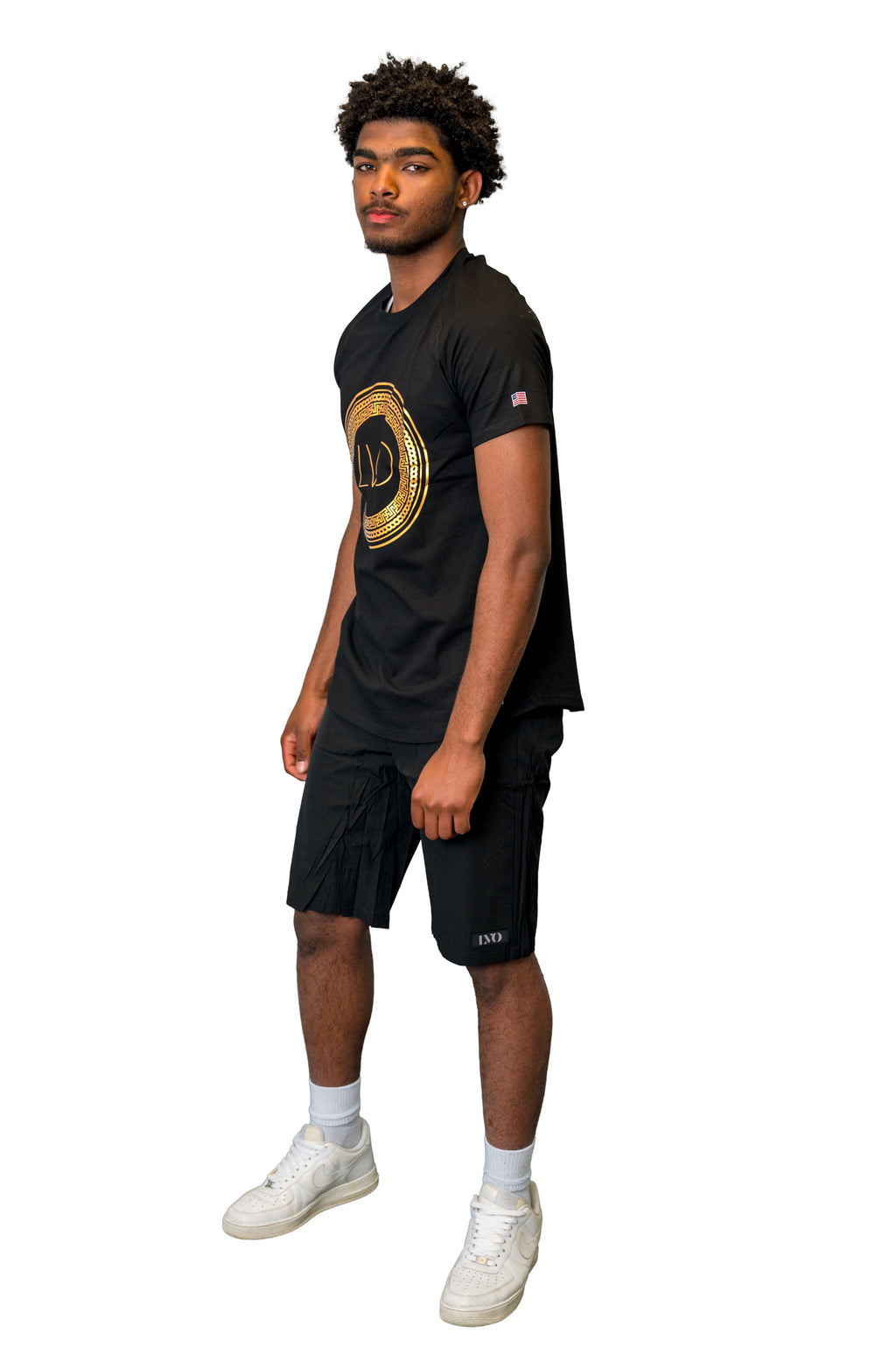 LVO Royal Gold Emblem Tee - LIB Vibes Only LLC.