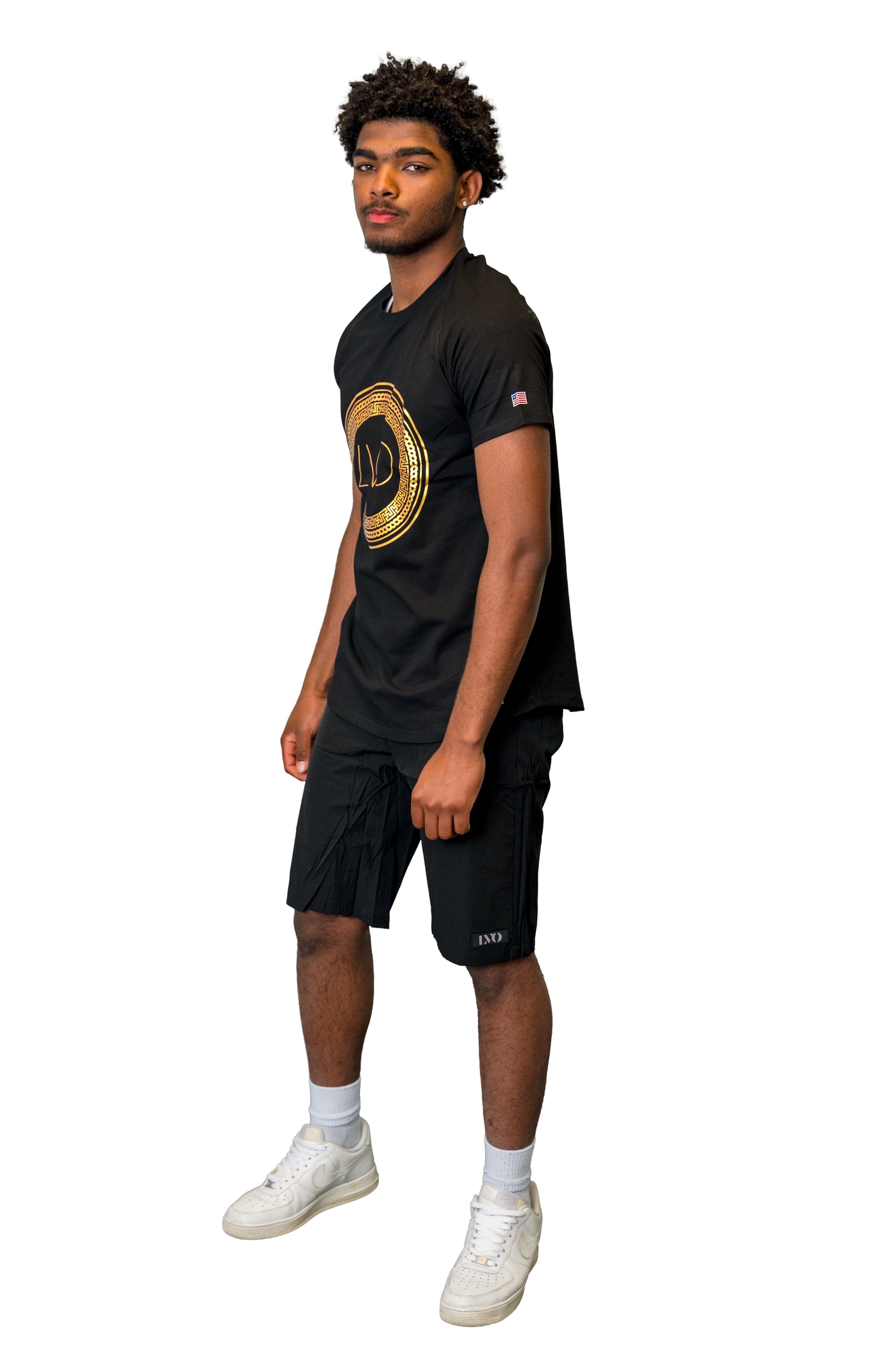 LVO Royal Gold Emblem Tee - LIB Vibes Only LLC.