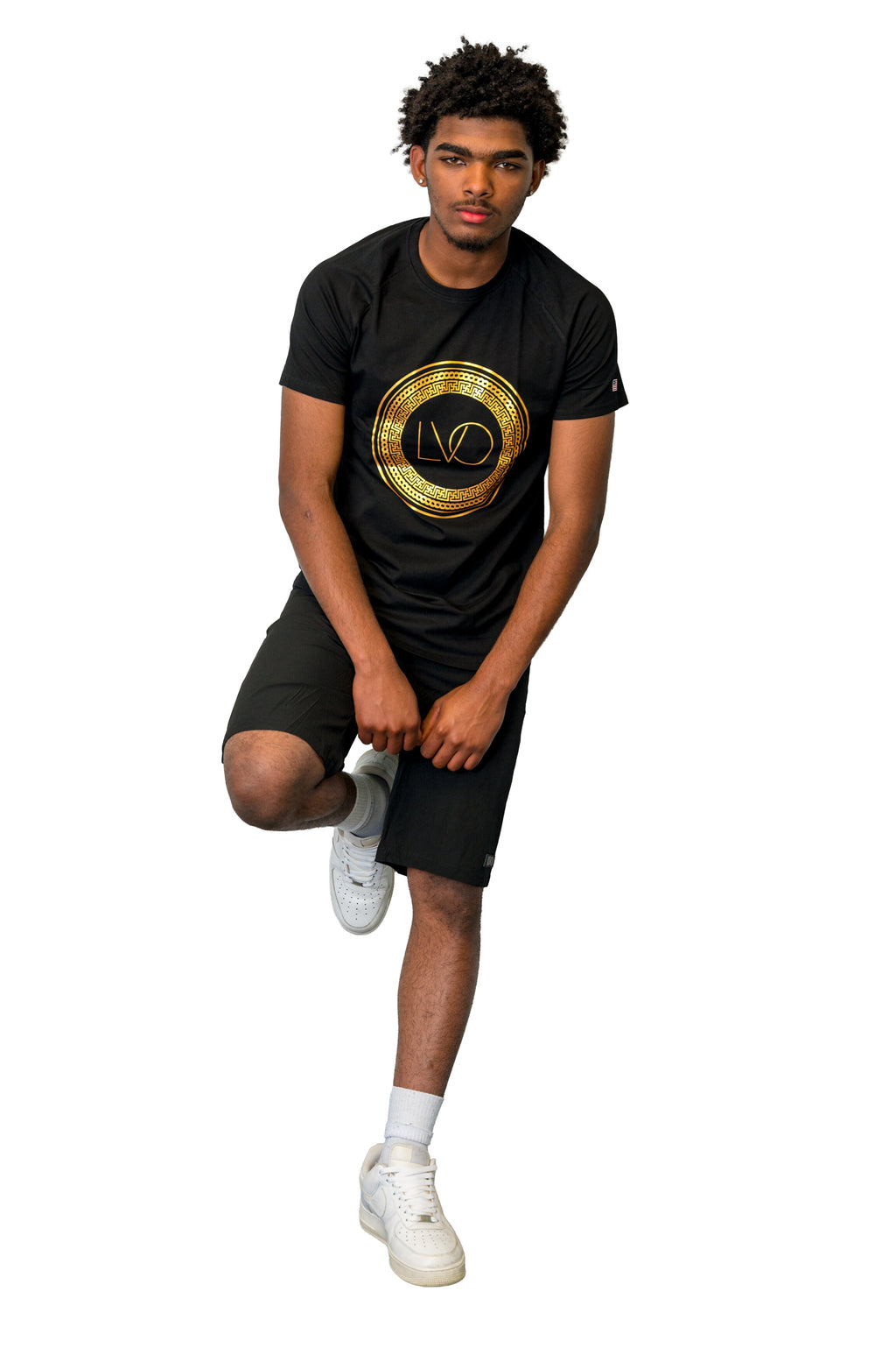 LVO Royal Gold Emblem Tee - LIB Vibes Only LLC.
