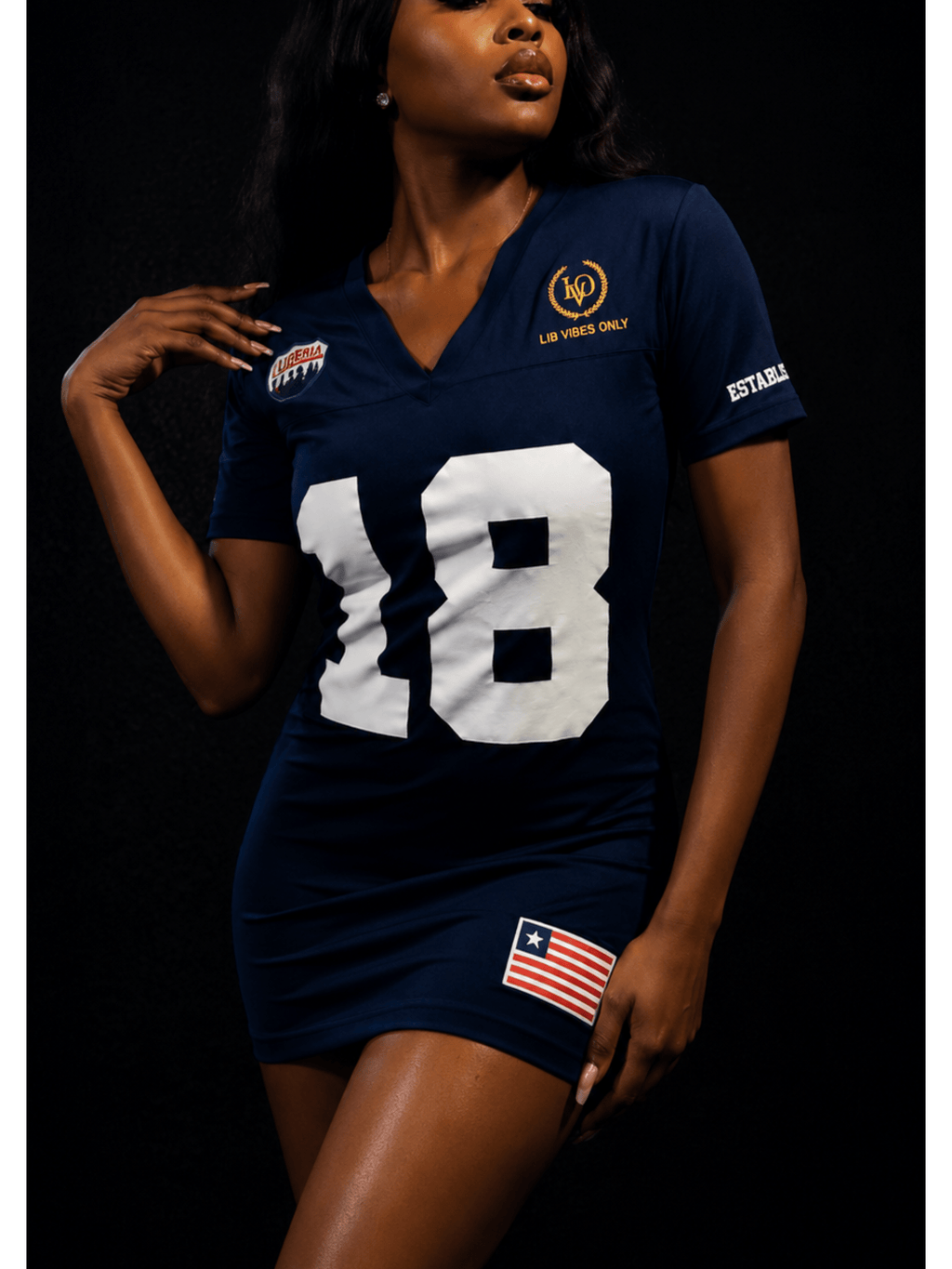 LVO Game Day Women’s Jersey Dress (18/47 Edition) - LIB Vibes Only LLC.